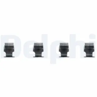 LX0468 Комплектуючі, колодки дискового гальма DELPHI підбір по vin на Brocar