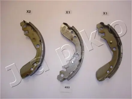 55493 Комплект гальмівних колодок JAPKO підбір по vin на Brocar