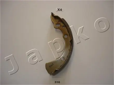55316 Комплект тормозных колодок JAPKO підбір по vin на Brocar