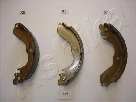 5505587 Комплект тормозных колодок ASHIKA подбор по vin на Brocar