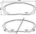 8DB355039441 Колодки тормозные, дисковые HELLA підбір по vin на Brocar