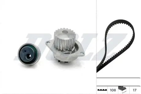 KD120 ZESTAW ROZRZТЅDU Z PASKIEM + POMPA WODY CITROEN DOLZ підбір по vin на Brocar