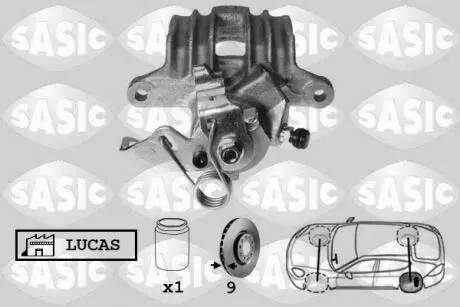 6506010 Тормозной суппорт SASIC подбор по vin на Brocar