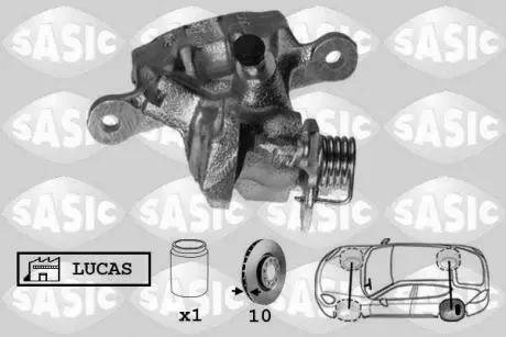 6506054 Тормозной суппорт SASIC подбор по vin на Brocar
