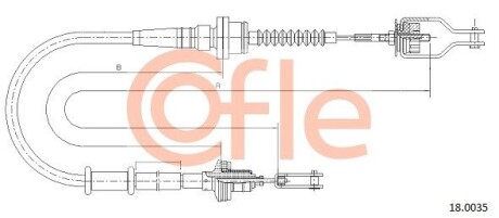 92180035 LINKA SPRZEGLA COF 18.0035 COFLE COFLE підбір по vin на Brocar