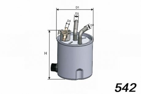M557 Топливный фильтр MISFAT підбір по vin на Brocar