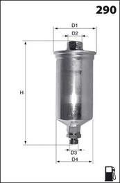 ELE6096 Топливный фильтр MECAFILTER подбор по vin на Brocar