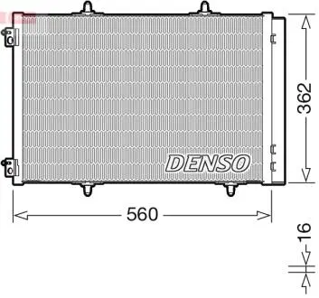 DCN07061 Радіатор кондиціонера DENSO підбір по vin на Brocar