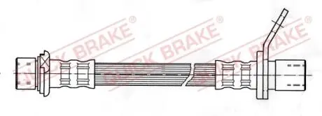 22911 Гальмівний шланг QUICK BRAKE підбір по vin на Brocar