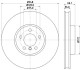 8DD355119271 Тормозной диск HELLA підбір по vin на Brocar