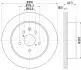 8DD355112881 Тормозной диск HELLA підбір по vin на Brocar