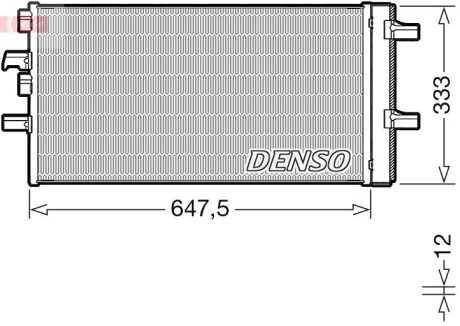 DCN05108 Skraplacz BMW 2, X1, X2 DENSO подбор по vin на Brocar