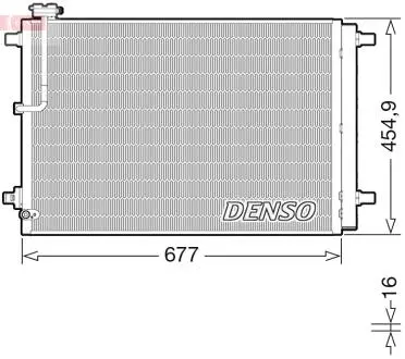 DCN02046 Skraplacz AUDI A8 DENSO підбір по vin на Brocar