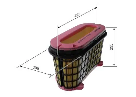 F026400689 FILTR POWIETRZA BOSCH підбір по vin на Brocar