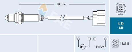 75653 SONDA LAMBDA FAE подбор по vin на Brocar