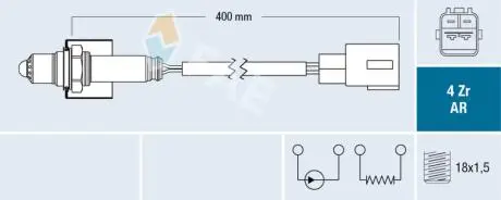 75654 SONDA LAMBDA FAE підбір по vin на Brocar