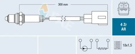 75659 SONDA LAMBDA FAE підбір по vin на Brocar