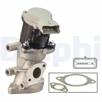 EG1064112B1 Клапан системи рециркуляції ВГ DELPHI підбір по vin на Brocar