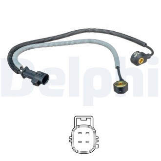 AS10237 CZUJNIK SPALANIA STUK DELPHI AS10237 VOLVO C70,S60,S80,V70,XC70,XC90 98- DELPHI підбір по vin на Brocar