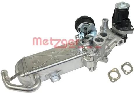 0892460 Радіатор рециркуляції ОГ з клапаном EGR VW Caddy 1.6/2.0TDI 09- METZGER підбір по vin на Brocar