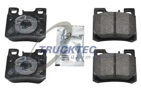 0235103 Комплект тормозных колодок, дисковый тормоз TRUCKTEC подбор по vin на Brocar