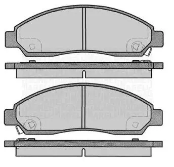 363916060802 Комплект тормозных колодок, дисковый тормоз MAGNETI MARELLI подбор по vin на Brocar