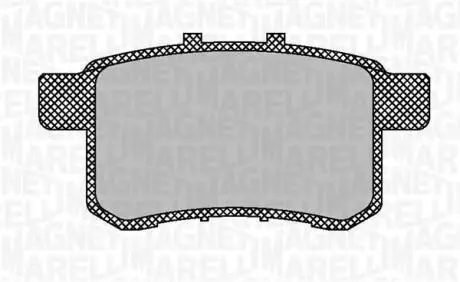 363916060703 Комплект тормозных колодок, дисковый тормоз MAGNETI MARELLI подбор по vin на Brocar