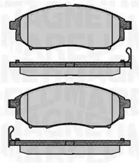 363916060683 Комплект тормозных колодок, дисковый тормоз MAGNETI MARELLI подбор по vin на Brocar