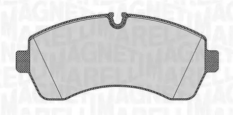 363916060647 Комплект тормозных колодок, дисковый тормоз MAGNETI MARELLI подбор по vin на Brocar