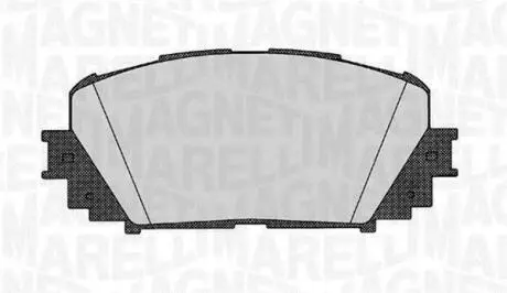 363916060627 Комплект гальмівних колодок, дискове гальмо MAGNETI MARELLI підбір по vin на Brocar