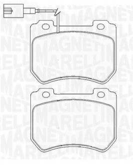 363916060423 Комплект тормозных колодок, дисковый тормоз MAGNETI MARELLI подбор по vin на Brocar