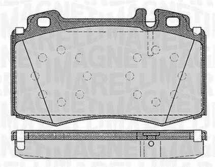 363916060320 Комплект тормозных колодок, дисковый тормоз MAGNETI MARELLI подбор по vin на Brocar