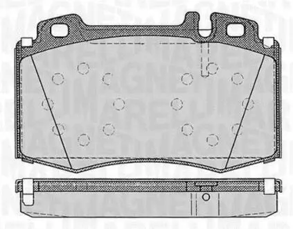 363916060320 Комплект тормозных колодок, дисковый тормоз MAGNETI MARELLI подбор по vin на Brocar