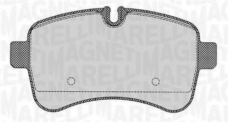 363916060284 Комплект тормозных колодок, дисковый тормоз MAGNETI MARELLI подбор по vin на Brocar