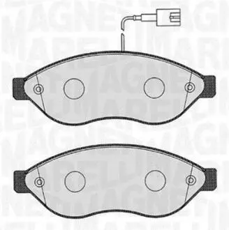 363916060189 Комплект тормозных колодок, дисковый тормоз MAGNETI MARELLI подбор по vin на Brocar