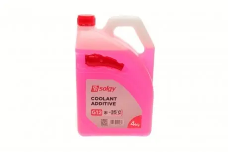 503008 Антифриз (червоний) G12 (4kg) (-35°C готовий до застосування) SOLGY підбір по vin на Brocar