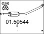 0150544 Середній глушник вихлопних газів MTS підбір по vin на Brocar