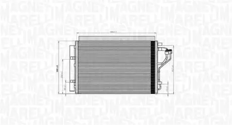 350203851000 Skraplacz HYUNDAI/KIA i30, CEED MAGNETI MARELLI подбор по vin на Brocar