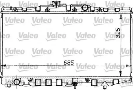 730473 Радиатор, охлаждение двигателя VALEO подбор по vin на Brocar