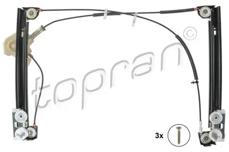 501832 Підйомний пристрій для вікон TOPRAN підбір по vin на Brocar