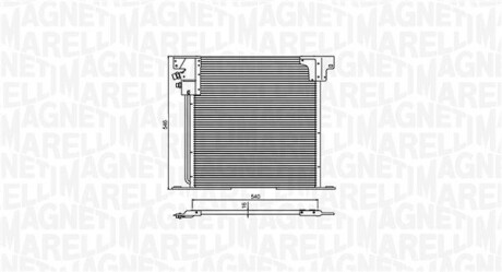 350203903000 Skraplacz MERCEDES CLASSE V MAGNETI MARELLI підбір по vin на Brocar