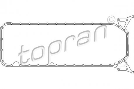 401225 Прокладка, маслянный поддон TOPRAN подбор по vin на Brocar
