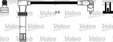 346240 Комплект дротів запалювання VALEO підбір по vin на Brocar