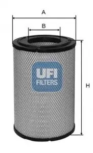 27B2900 FILTR CIEZAROWKA UFI підбір по vin на Brocar