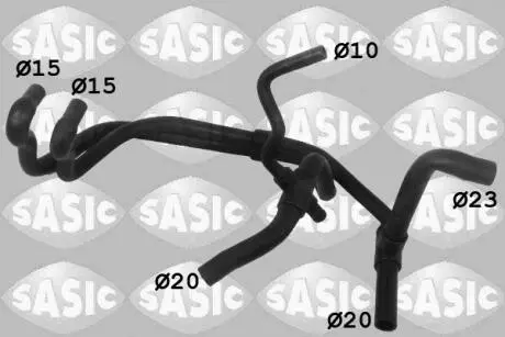 SWH4190 Шланг радіатора SASIC підбір по vin на Brocar