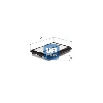 30D1100 FILTR POWIETRZA UFI підбір по vin на Brocar