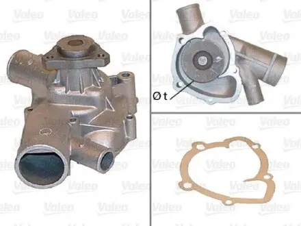 506186 Водяной насос VALEO підбір по vin на Brocar