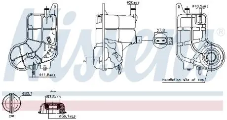 996288 Автозапчасть NISSENS подбор по vin на Brocar