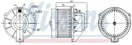 87429 Вентилятор салону NISSENS підбір по vin на Brocar