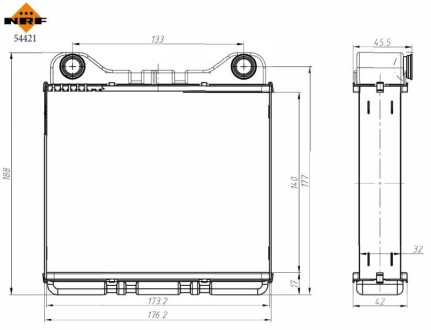 54421 Автозапчасть NRF подбор по vin на Brocar